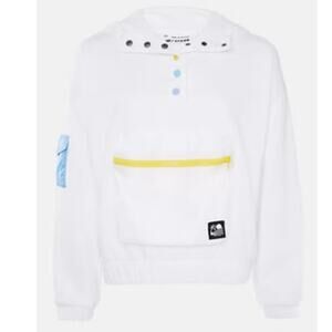 NEW BALANCE x Staud Women Colorblock Windbreaker Hoodie Sweatshirt M